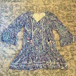 Lilly Pulitzer Blue Grotto Move It or Lose It Percilla Tunic Dress